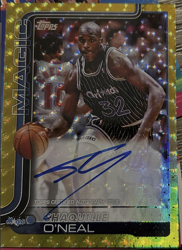 Wow! The 1/1 Shaq auto was just pulled from a blaster box! 

Pic from /u/Due_Sheepherder4397