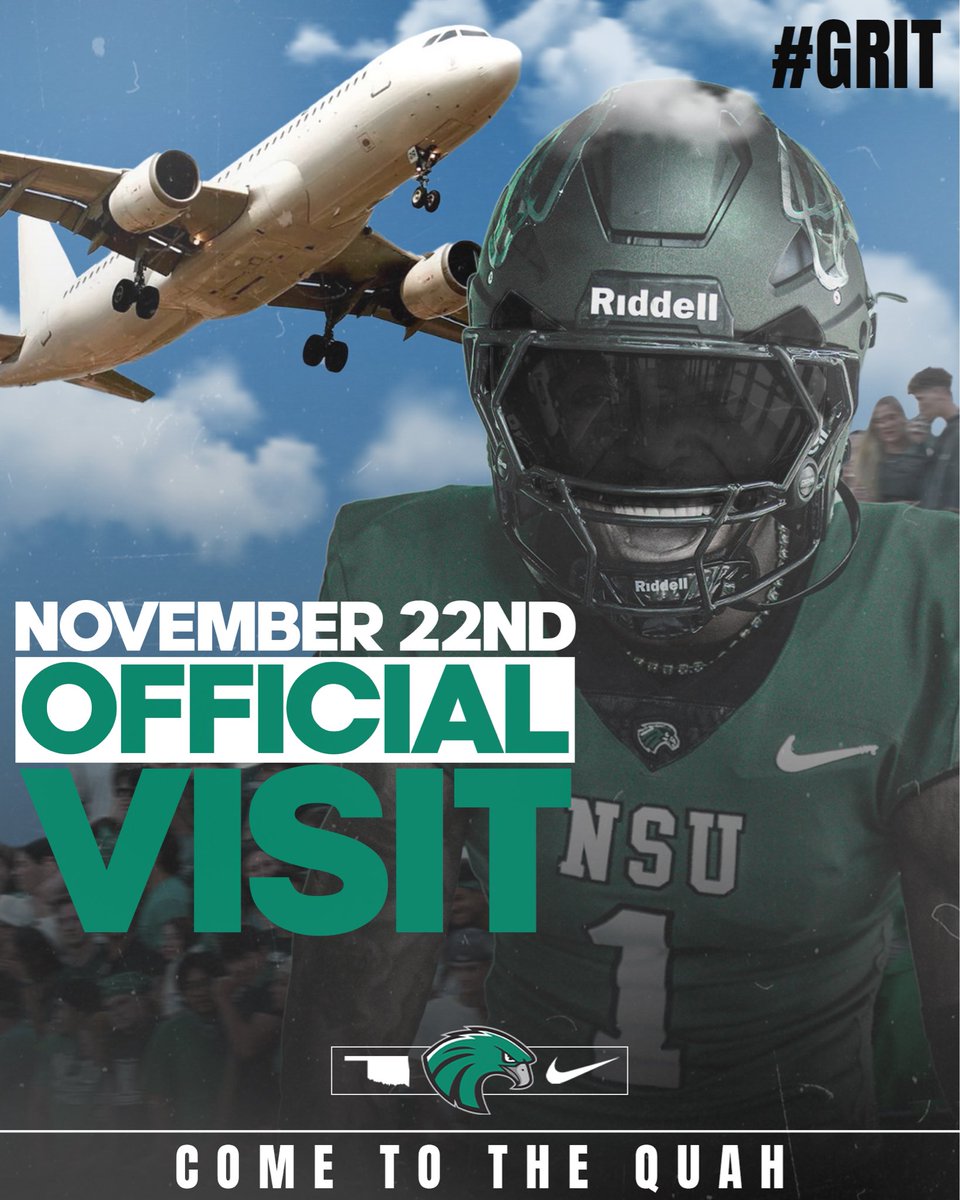 I will be in the Quah this weekend for my OV🔥🦅!!! I CANT WAIT!!! <a href="/CoachChev6/">Darrin Chiaverini</a> <a href="/chev06_/">Curtis Chiaverini</a> <a href="/Coach_Brown5/">Manaia_Brown</a> <a href="/NSU_Football/">Northeastern State Football</a> <a href="/copelanr/">Richard Copeland</a> <a href="/dunn_nicholas/">Nicholas Dunn</a> <a href="/RecruitLFOFB/">LFO Football Recruiting</a> <a href="/LFOFOOTBALL/">LFO WARRIORS</a> <a href="/Mercier801/">Jason Mercier</a>