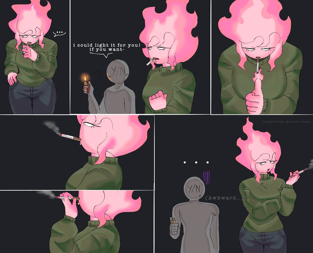 noteTheMarsh's tweet image. flameHairdresser at it again