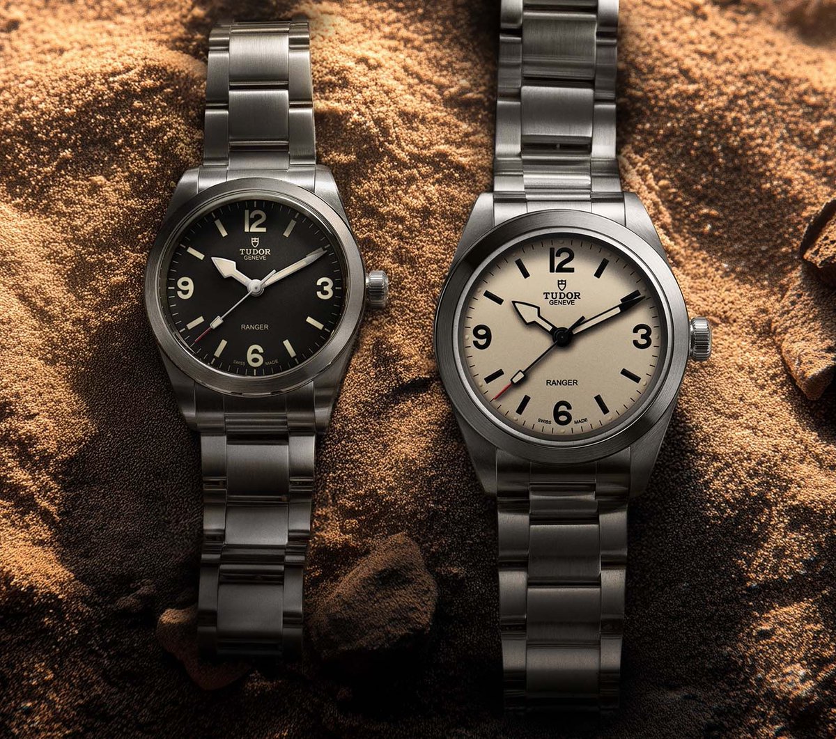 Element_iN_Time's tweet image. “Expedition Mode !!” ✈️

Tud0r ⌚️36 &amp;amp; 39mm
Ranger Dune 🏖️
Black or Beige Domed Dial
Available on Strap or Bracelet !!…🎉
elementintime.com/blogs/news/tud…
