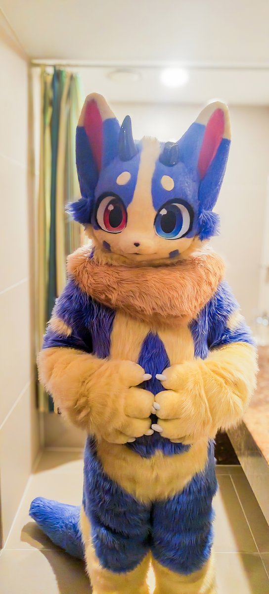Ladouce_fur's tweet image. 💙 : 혹시...저 부르셨어요? 

#FursuitFriday
#Doucecat
