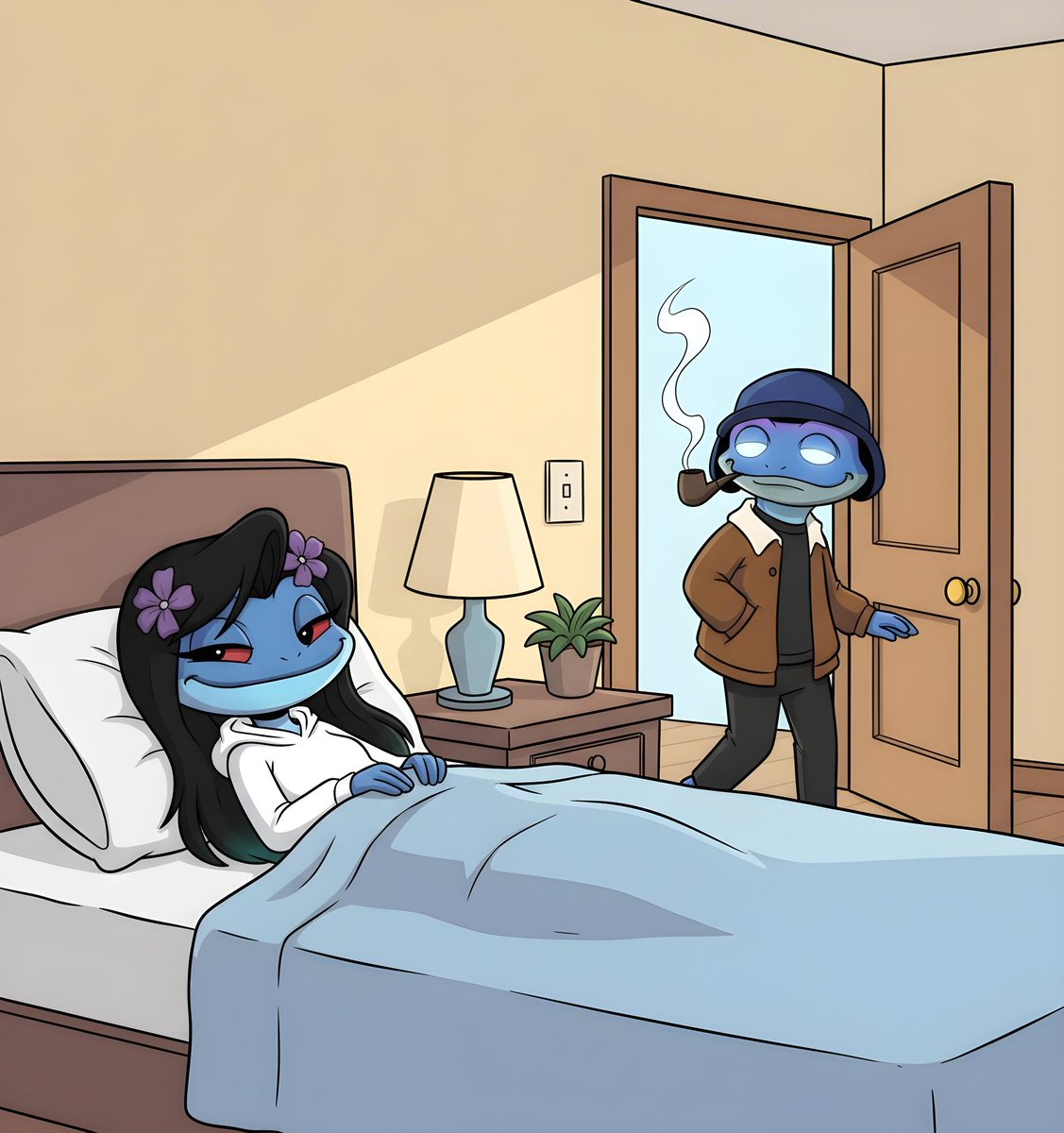 hey <a href="/goofy_crisp/">Goofycrisp</a> do you like my new look? Im here ready to bond whenever you are ready 🐍💜