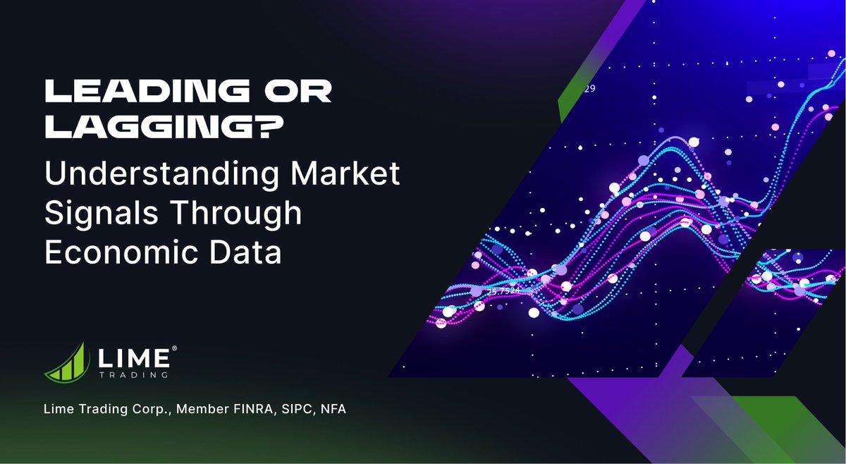 Some data points look ahead. Others look back. Knowing which is which can change how you read the markets.

Explore the difference between leading and lagging indicators lime.co/leading-or-lag…

#Markets #Trading #Economy #MarketAnalysis #LimeTrading

Lime Trading Corp., Member
