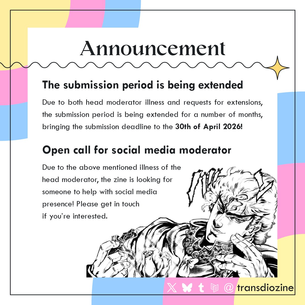 Trans Dio Zine tweet media