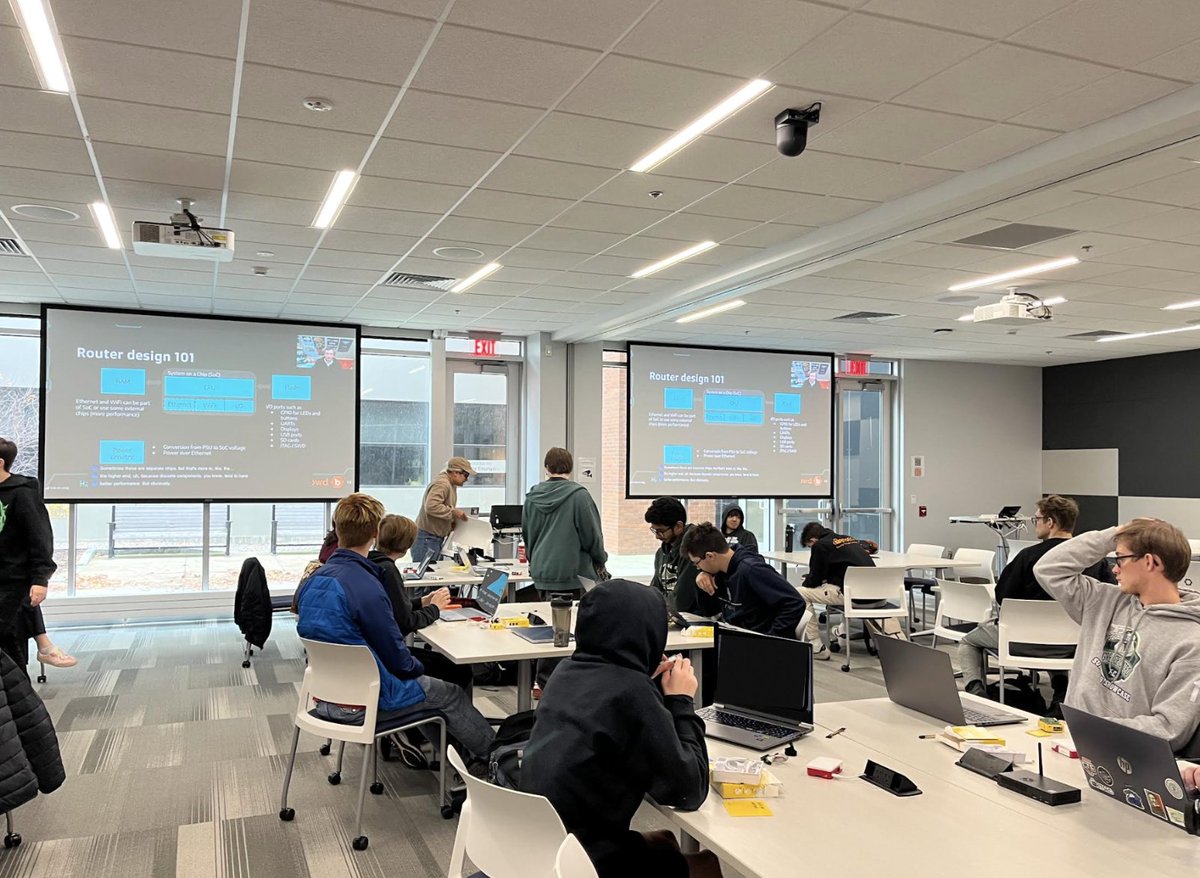 Bugcrowd's tweet image. A huge shoutout to RITSEC for hosting the first session of our two-part virtual HW Hackalong. Students received Raspberry Pis and Wi-Fi extenders to tear down and analyze, guided by Erik de Jong. 🧑‍🏫

⏳ Next up is session 2 on November 24. We’re excited to see how the work…