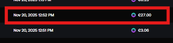 Exactly €27
It's going to be a giveaway of 3 x €9
Drop your username in the replies

Don't have an account? ⤵️
shuffle.com/?r=Yakaspinz

Draw winners within 2 hours ⚡️

RT+Follow required 
🔞🔞