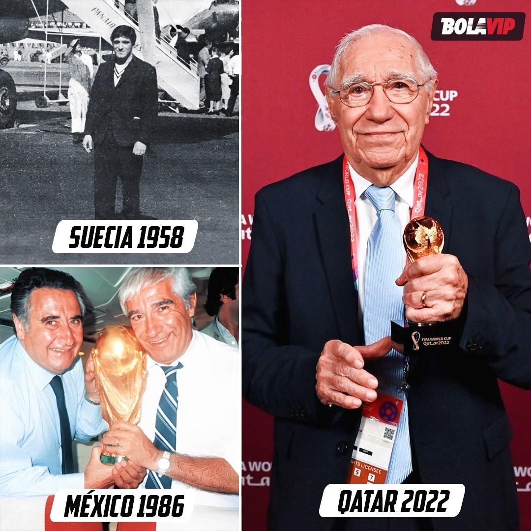 👏🏽 Hoy está cumpliendo 91 años el inigualable Enrique Macaya Márquez, el único periodista en cubrir 17 Copas del Mundo consecutivas.

🇸🇪 Suecia 1958
🇨🇱 Chile 1962
🏴󠁧󠁢󠁥󠁮󠁧󠁿 Inglaterra 1966
🇲🇽 México 1970
🇩🇪 Alemania 1974
🇦🇷 Argentina 1978
🇪🇸 España 1982
🇲🇽 México 1986
🇮🇹 Italia 1990
🇺🇸