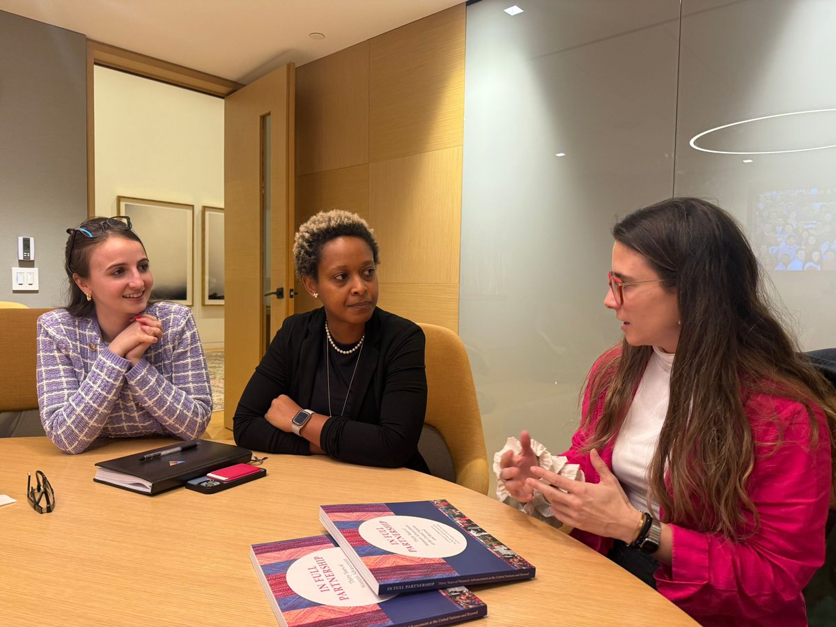 We had a wonderful opportunity to meet with Ms. Josefina Streeter Walker of the  Permanent Mission of #Chile to the United Nations (<a href="/ChileONU/">ChileONU 🇨🇱</a>) to discuss the care economy and the upcoming Commission on the Status of Women where access to justice will be the priority theme. Thank