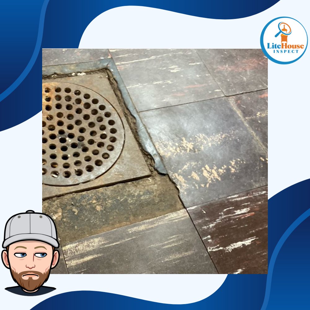 InspectLite's tweet photo. It’s all fun and retro until someone starts scraping. 😅
Older vinyl tile may contain asbestos — when in doubt, get it tested before tearing it up.
#whosyourinspector #homeinspection #cincinnatirealestate #daytonrealestate https://t.co/orxGW6gPZh