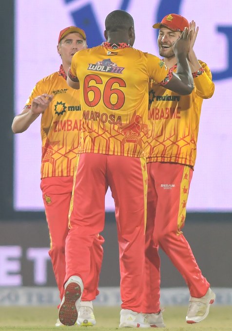 Zimbabwe are in control at the halfway point of the chase!.