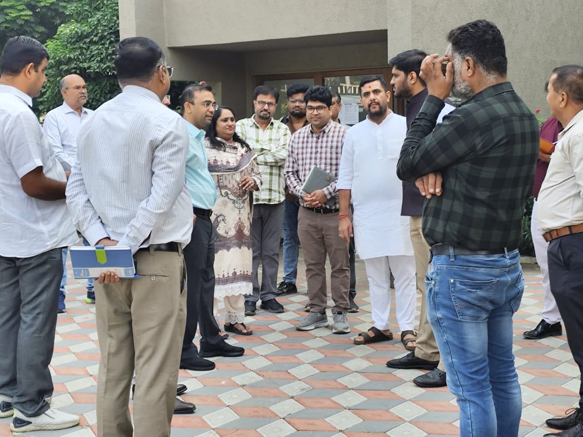 આગામી તારીખ 23.11.2025, રવિવારના રોજ  કચ્છ ના ઔધોગિક પાટનગર ગાંધીધામ ને વિવિધ વિકાસ કામો અને ખાતમુહ્રત ની ભેંટ આપવા પધારી રહેલા ગુજરાત રાજ્ય ના મૃદુ અને મક્કમ મુખ્યમંત્રી શ્રી ભુપેન્દ્રભાઈ પટેલ સાહેબ ના સ્વાગત ની તૈયારીઓ અંગે વ્યવસ્થા બેઠક નું આયોજન કચ્છ કલેક્ટર શ્રી આનંદ પટેલ જી