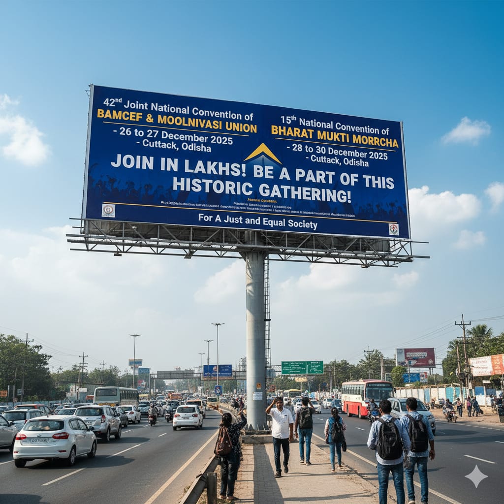 बहुजनों का सबसे बड़ा उत्सव या ज्ञान का सागर का हिस्सा बनने के लिए 
26-30दिसंबर कटक ओडिशा