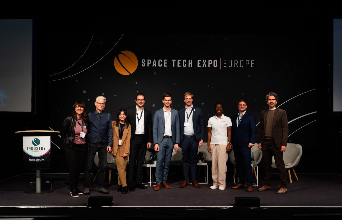 Strong moment at the Space Tech Expo industry stage: the Cassini &amp; EIC European Innovation session brought together some of Europe’s most ambitious space startups.

Dr.-Ing. Christian Grimm, our Lead Systems Engineer, presented ATMOS’ vision and tech roadmap from affordable
