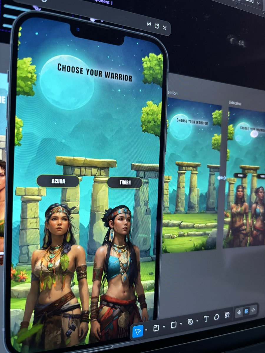 Ui_dzn's tweet image. Testing UI ideas and visual flow for a simple jungle adventure concept
#gamedesign #gameui