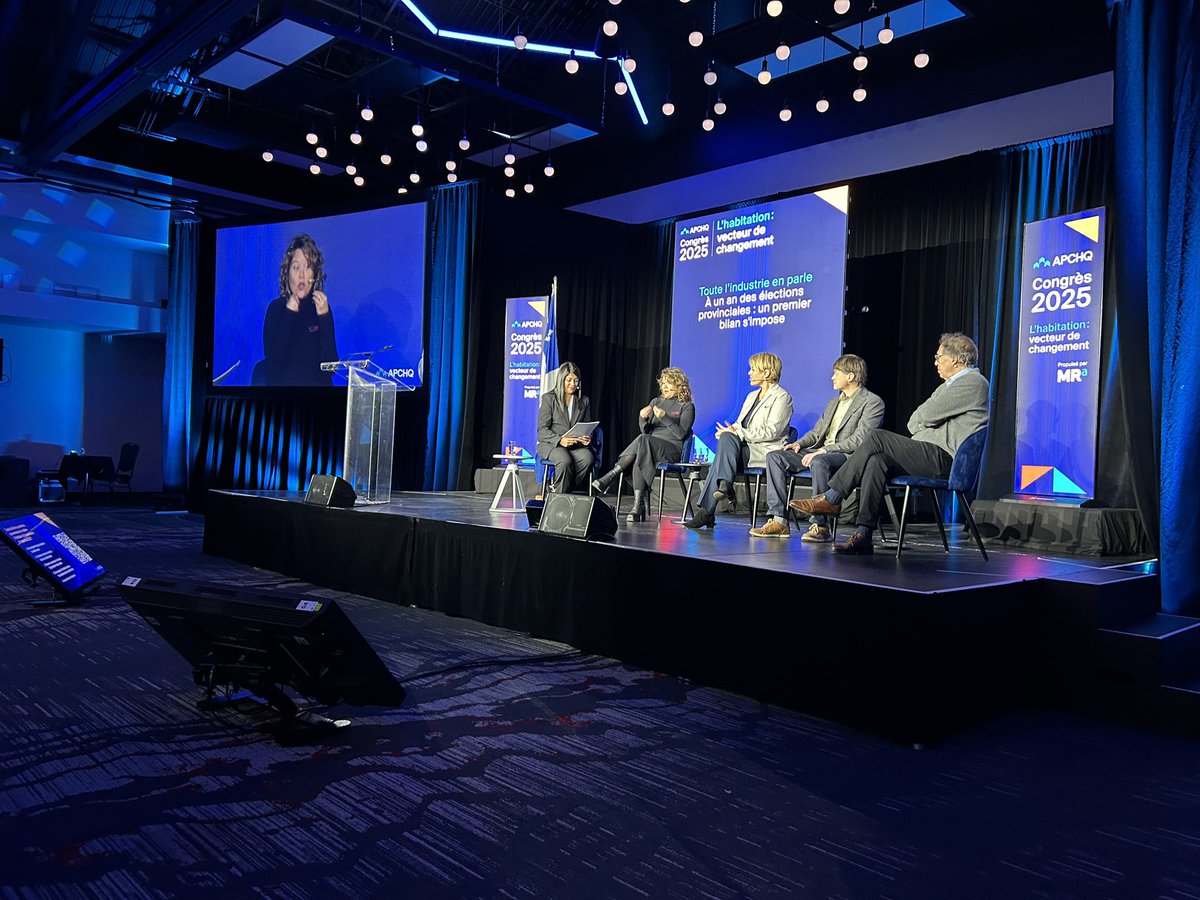 💡 𝐓𝐞𝐦𝐩𝐬 𝐟𝐨𝐫𝐭𝐬 𝐚𝐮 #𝐂𝐨𝐧𝐠𝐫𝐞̀𝐬𝟐𝟎𝟐𝟓𝐀𝐏𝐂𝐇𝐐:
 
« Il faut que l’ensemble des paliers de gouvernement (fédéral, provincial, municipal) travaillent réellement ensemble pour résoudre la crise de l’habitation » 🤝
 
<a href="/Isamelancon/">Isabelle Melançon</a> <a href="/Yaccarini/">Christian Yaccarini</a> 
 
#APCHQ