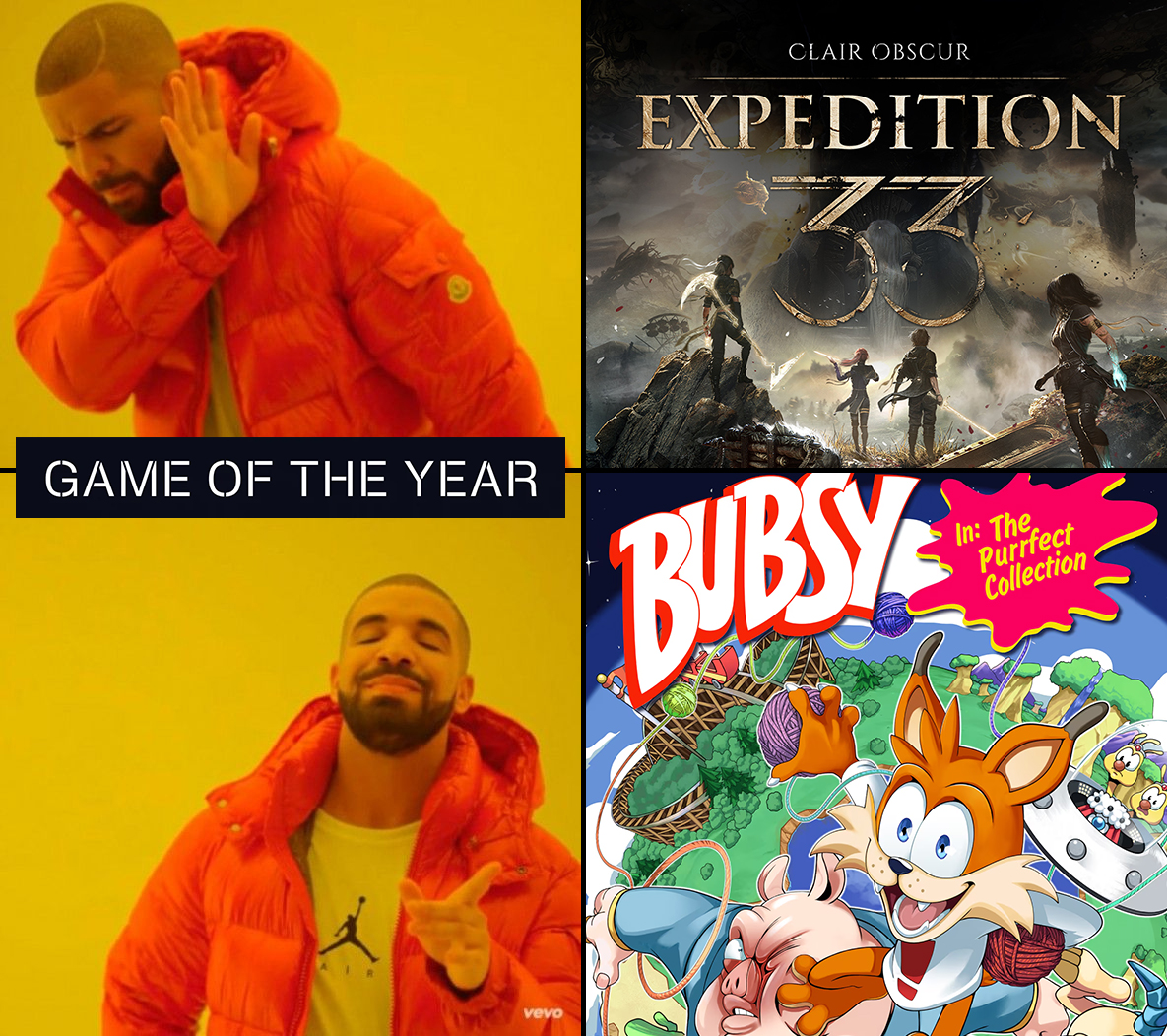 Esta es la realidad del debate GOTY2025, pero ustedes no están preparados.

#thegameawards #gameoftheyear #Expedition33 #bubsy