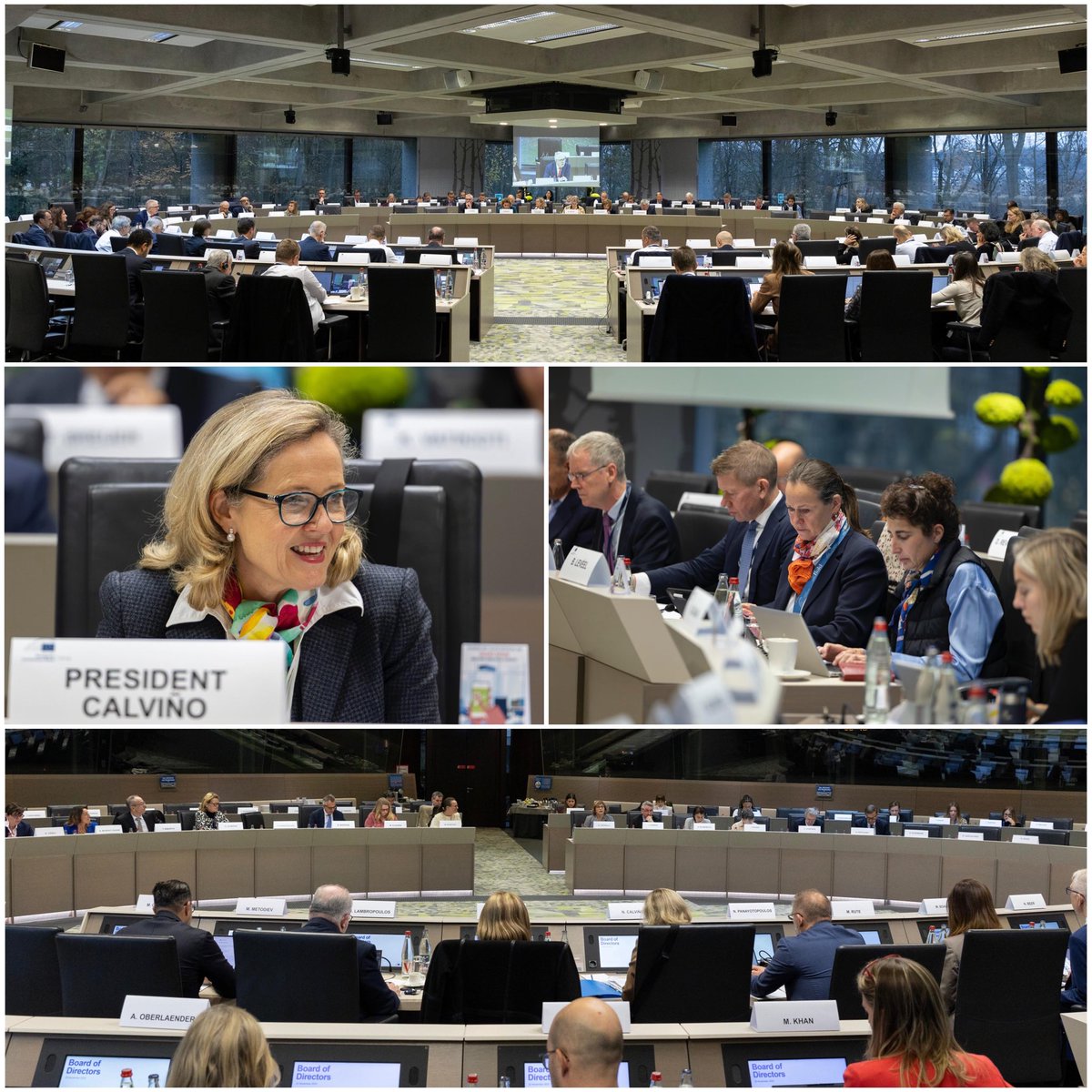 NadiaCalvino's tweet photo. Very productive @EIB and @EIF_EU Boards with €18 billion of new financing approved to boost Europe’s competitiveness and security, including:
✔️€4bn under #TechEU
✔️Semiconductors and battery storage
✔️Railways and power grids https://t.co/f2fdB9yURF
