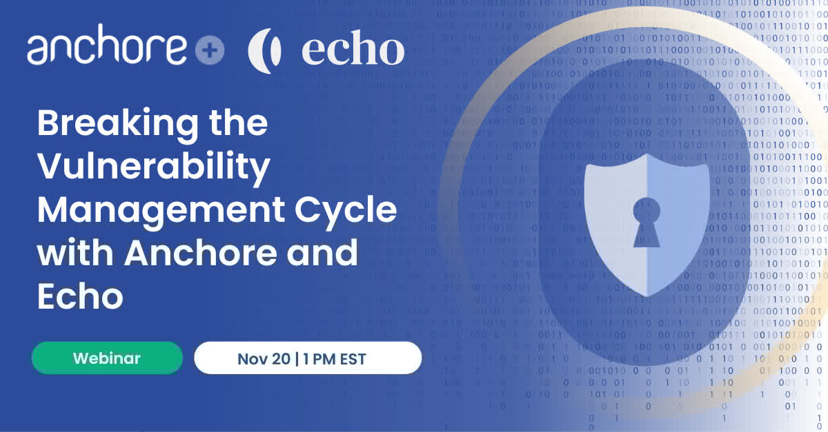 anchore's tweet image. **Last Chance! We start in ONE HOUR!** ⏳Neil Levine and Nurit from Echo are ready to show you the proactive path to container security.
Get the playbook for eliminating vulnerabilities at the source and... go.anchore.com/anchore-and-ec…
#hardenedimages #ContainerSecurity #Anchore #Echo