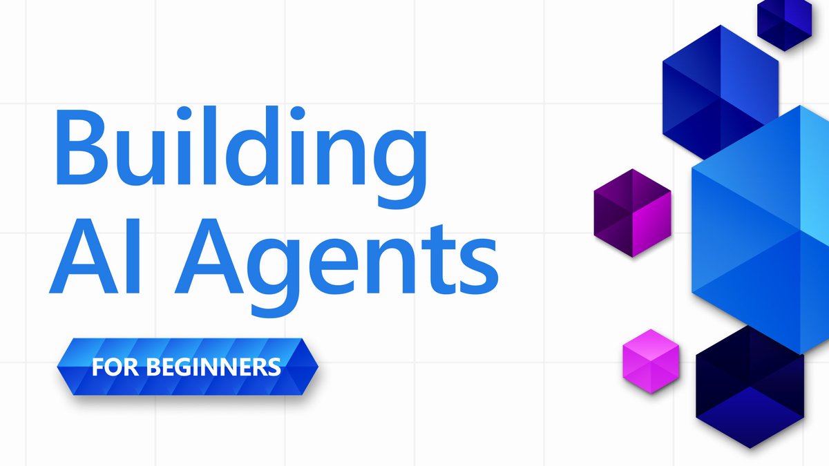 ITSupportBlog's tweet image. FREE Course: AI Agents for Beginners 🎉 

Learn how to go from concept to code with this beginner friendly course featuring 10 short videos. You&apos;ll master the fundamentals of building AI agents.

Part 1: What are AI agents?  
Part 2: Which AI agent framework to use  
Part 3: How…