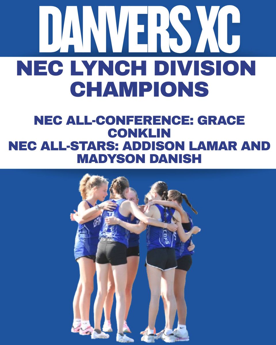 Congratulations to the Girls Cross Country team who won the NEC Lynch Division this past fall. <a href="/Tweet_DPS/">Danvers MA Schools</a> <a href="/DanversXCTF/">Danvers XC & Track</a>