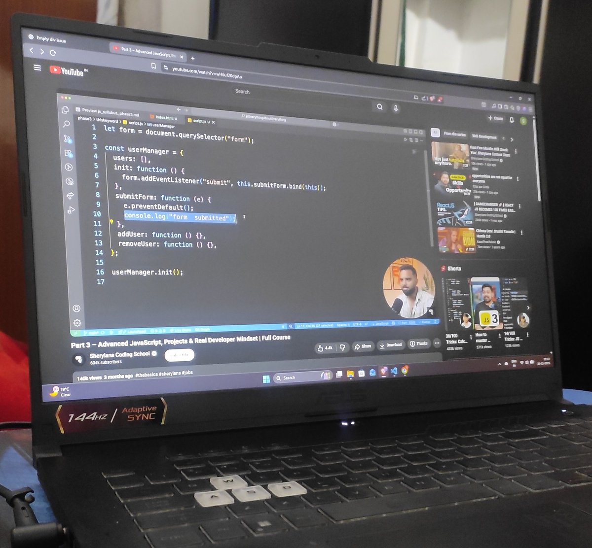 Sujallsingh's tweet image. Day 29 of #100DaysofCode(#MERN)
#DSA 
Solved two problems of hashing
Count the frequency of elements   and highest frequent element 

#Development
Created tostify finally uploaded on GitHub
Understood Js topics like  this, call, apply, bind now learning building something on it.