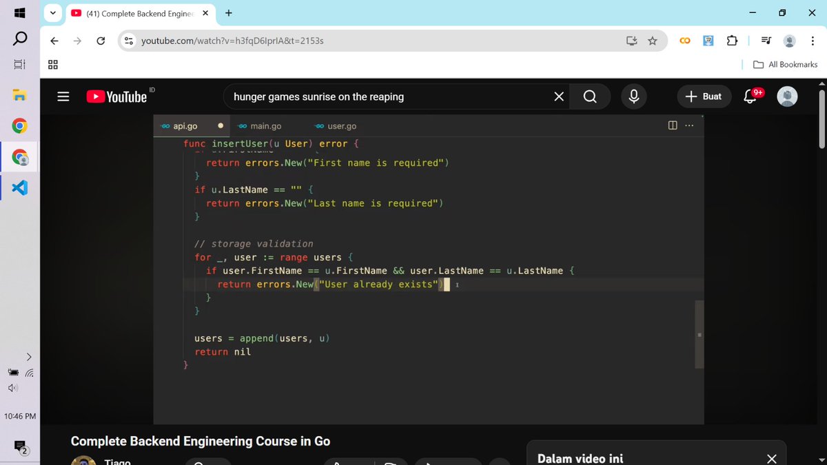DandiExplore's tweet image. Day 80/100 #100DaysOfCode

I started following this tutorial to build API using go