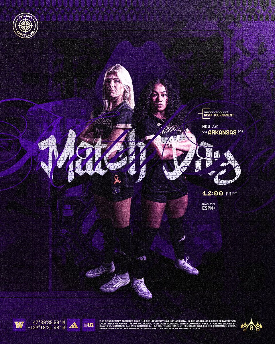 Locked in for Round 2.

🆚 Arkansas
⏰ Noon PT
📍 Charlottesville, Va.
🏟 Klöckner Stadium
📺 <a href="/ESPNPlus/">ESPN+</a>
🖥 gohski.es/4a58PDl
📊 gohski.es/3KfNMn3