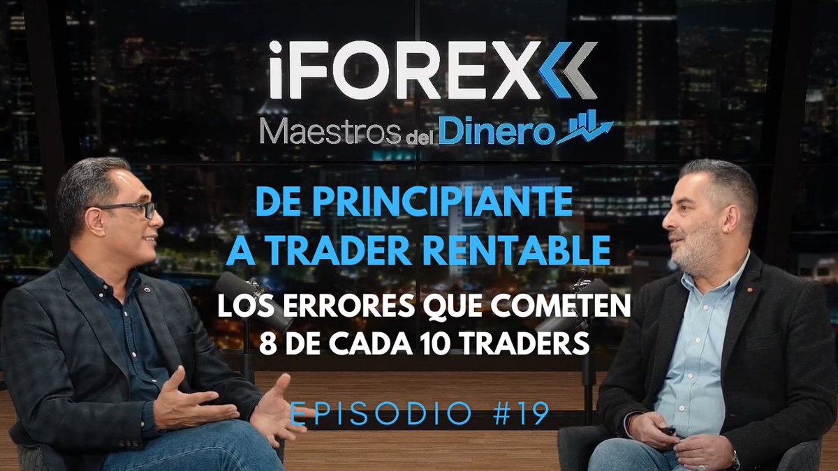 iFOREXLATAM's tweet image. Aprende a evitar los errores que cometen 8 de cada 10 traders | Maestros del Dinero EP19
¿Sabías que el 80% de las personas que hacen trading pierden dinero? 💸 Descubre por qué la mayoría fracasa en trading y cómo desarrollar la mentalidad, disciplina y estrategia para formar…