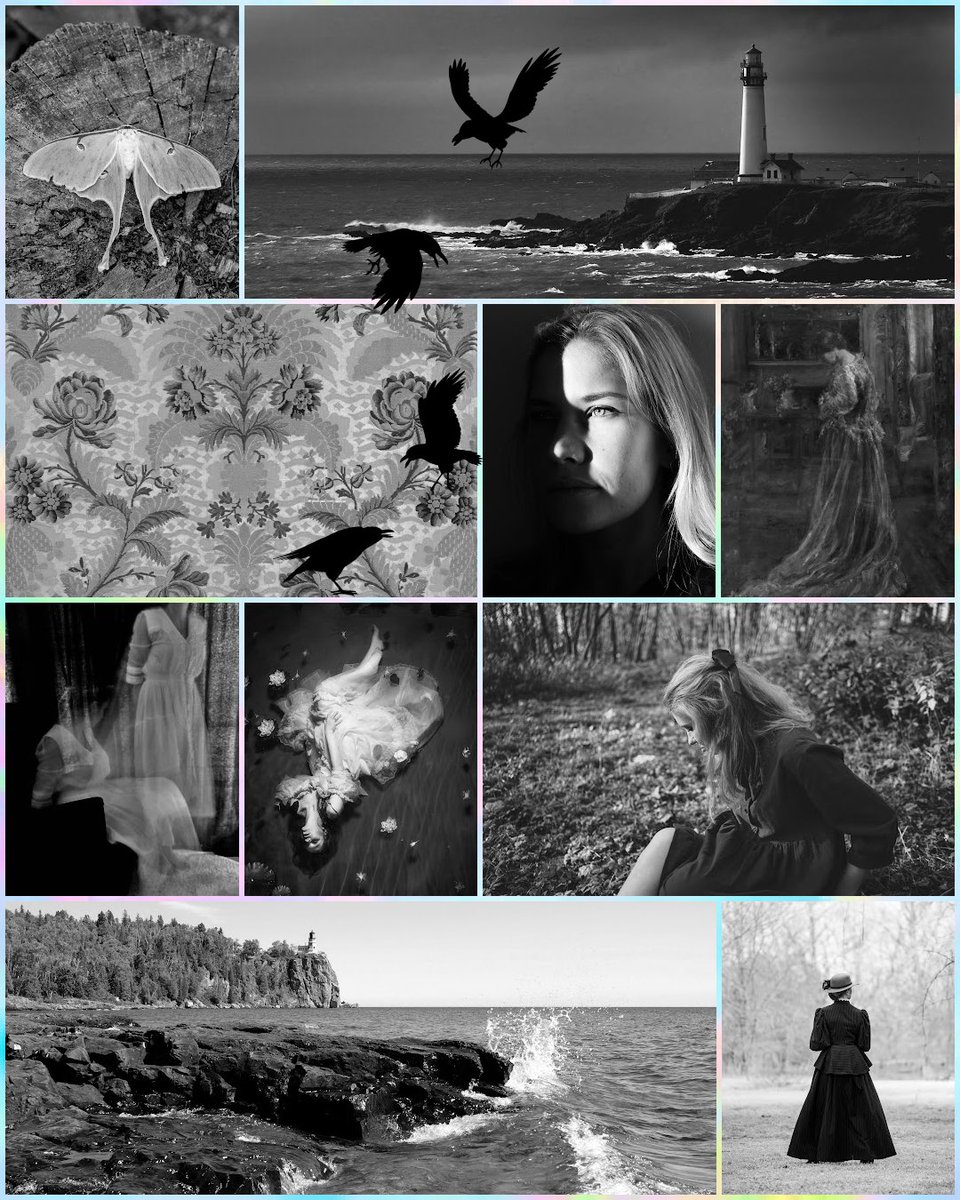I have finished revisions on "Lake Superior Ghosts" and sent it to beta readers!! Have a moodboard to celebrate 👻

#WritingCommunity #amwriting