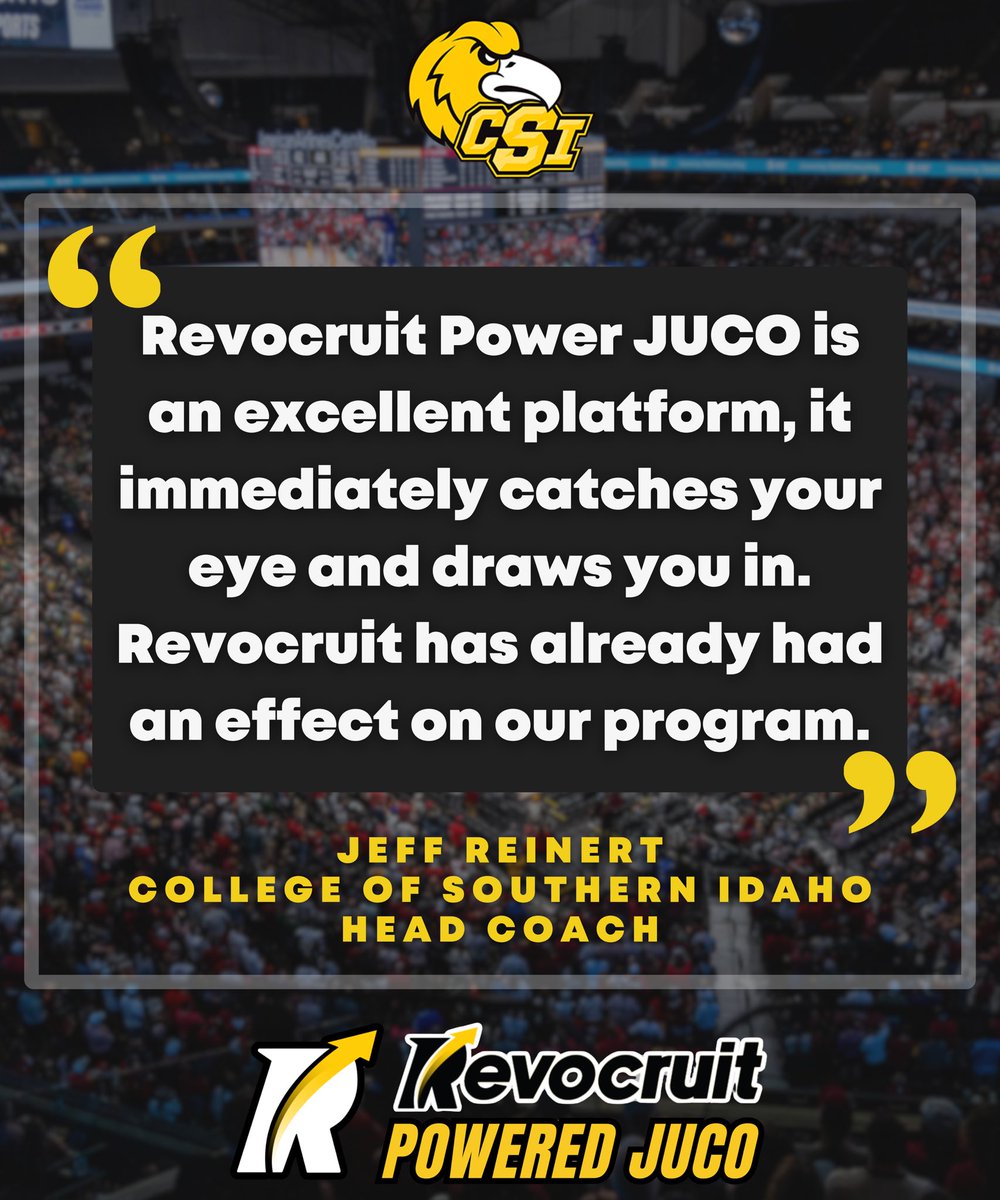 JC4PT's tweet image. 🚨 Revocruit Powered JUCO Alert

We’re excited to announce that College of Southern Idaho Men’s Basketball has been Elevated to a Revocruit Powered JUCO — joining an elite group of programs redefining exposure, connectivity, and recruiting at the junior college level.

🗣️…