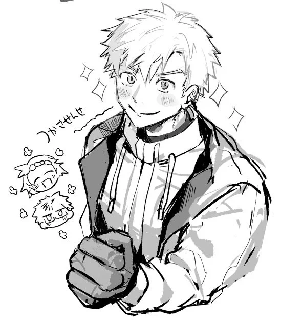 ガチ初描きの☀️先生と最新の☀️先生
上手くなってるかはさておいて描きたいものが明確で、イイネ 