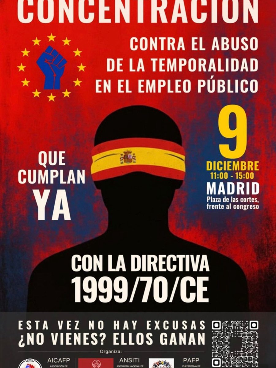 📢 Arauz apuesta por la fuerza colectiva. Tú también cuentas. Que se note que somos muchos. Que se note que importa. 

‼️‼️Asiste, TE NECESITAMOS

🗓️ 9 de diciembre 
🕚 11-15h
📍Plaza de las cortes, frente al congreso
