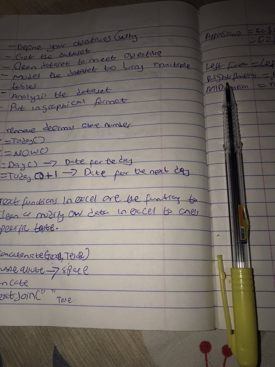 analyti_code's tweet image. Day 1 of starting Data Analysis over again, though I started with the recorded class which took place last week cause of issues with my laptop.
@ezekiel_aleke Thank you for explaining the class so clearly. #DataAnalysis #TSAcademy #Tech #Excel