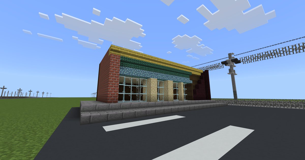 windows7_pc's tweet image. コンビニ(第3弾?)
今回厳つくしてみた
#Minecraft #蔵布都県