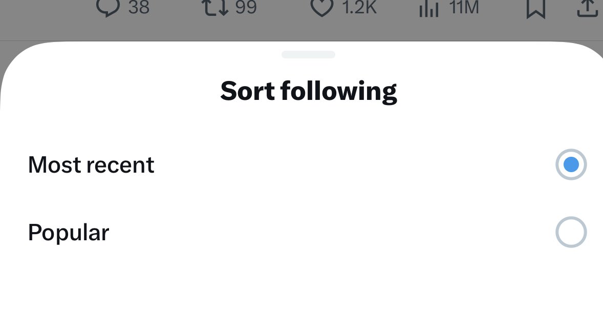 Who wants this on their following tab