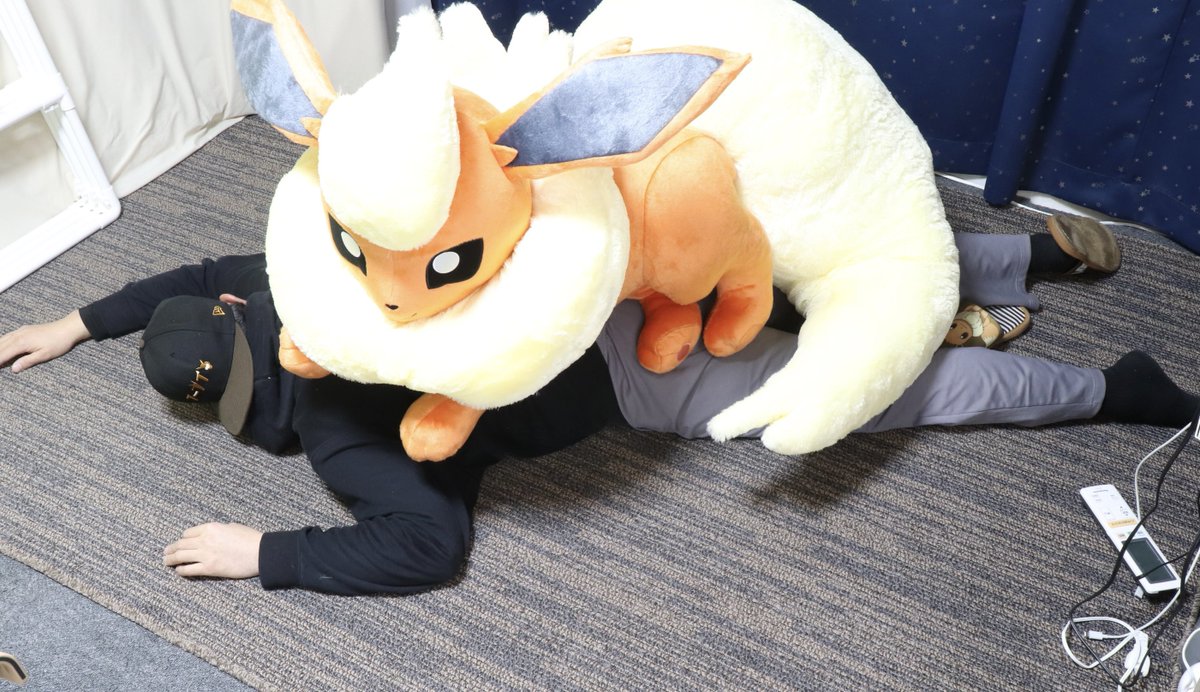 ComJunkies's tweet image. 等身大ブイズのらレビュー

•等身大イーブイ
かっる！！！

•等身大シャワーズ
重みがかわいい！しっぽの先までぎっしり！！

•等身大サンダース(めざパこおり)
ちょうどいい重みと温もりが幸せ！！

•等身大ブースターちゃん
背中でも感じるもふもふ感が幸せ！重み派ならこれ！！

 #イーブイの日