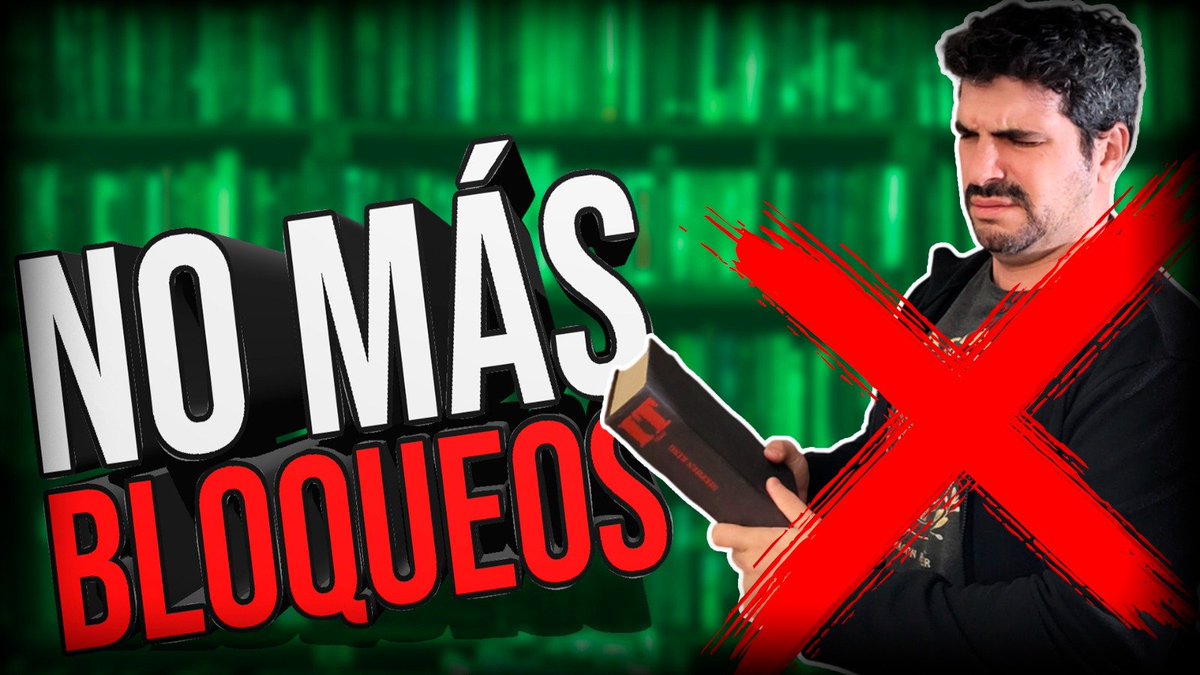 LaLibreriadeDan's tweet image. 📢¡NUEVO VÍDEO!📢

Hoy os traigo un vídeo un poco más &quot;serio&quot; que a lo que os tengo acostumbrados.
¿Queréis salir del bloqueo lector?

Los RTs y Mg ayudan muchísimo^^
⬇️Tenéis el link del vídeo aquí ⬇️
youtube.com/watch?v=bXgS7w…