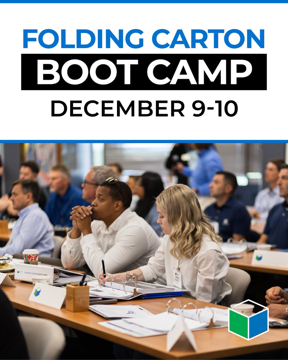Don’t miss your opportunity to register for PPC’s Folding Carton Boot Camp, taking place Dec 9–10 at PPC HQ in Springfield, MA! This is the perfect opportunity to dive deep into the fundamentals of folding cartons. Spots are filling fast! Register today: bit.ly/4n9sJAW
