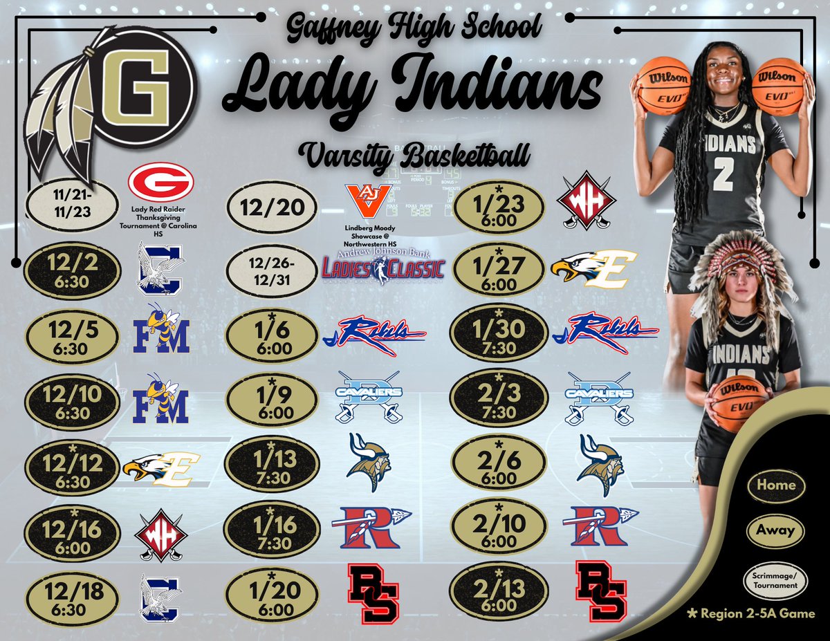 GaffneyGBB's tweet image. Lastly, thanks to @jillchanna for her creative graphics that help promote our program and celebrate our talented student-athletes!

The real thing starts tomorrow. Come out and watch these incredible girls compete this season!

#DAES #Fight