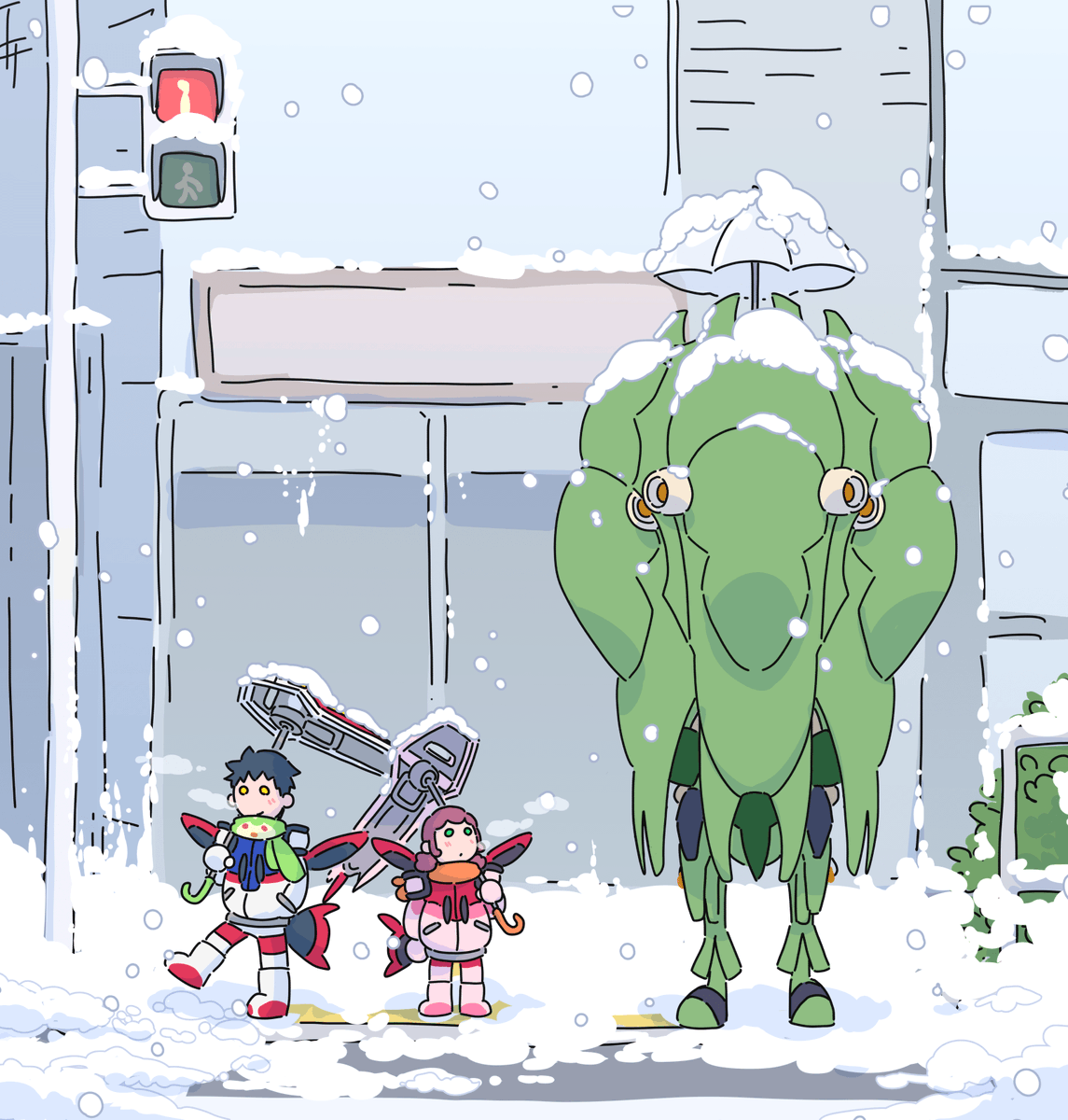 DTZ1200WG's tweet image. ※擬人化MS

☃️