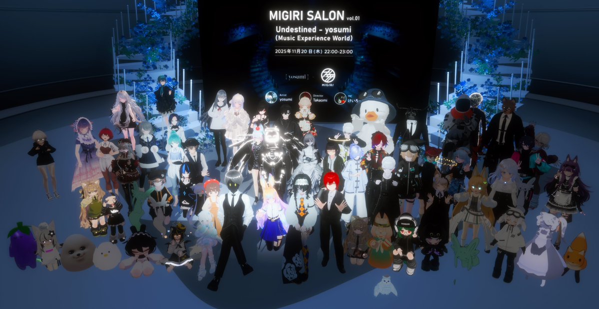 体験型音楽ワールド「Undestined - yosumi (Music Experience World) 」
制作裏話やテクニカルなあれやこれやの話も聞けて満足でした！

#MIGIRISALON