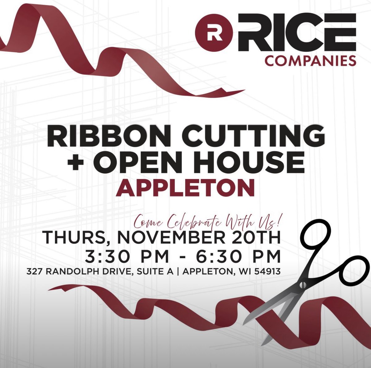 Todays the day!  Hope to see you there. 

<a href="/RiceCompanies/">Rice Companies</a> 
<a href="/FoxCitiesChmbr/">Fox Cities Chamber</a> 
<a href="/HOVChamber/">Heart of the Valley</a> 
@FoxWestChamber