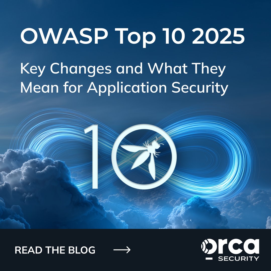 orcasec's tweet image. The OWASP Top 10 2025 is here.

Orca Security contributed to this year&apos;s release, helping shape the industry&apos;s most trusted AppSec benchmarks. New categories, shifted priorities, root cause focus, here&apos;s what you need to know: orca.security/resources/blog…