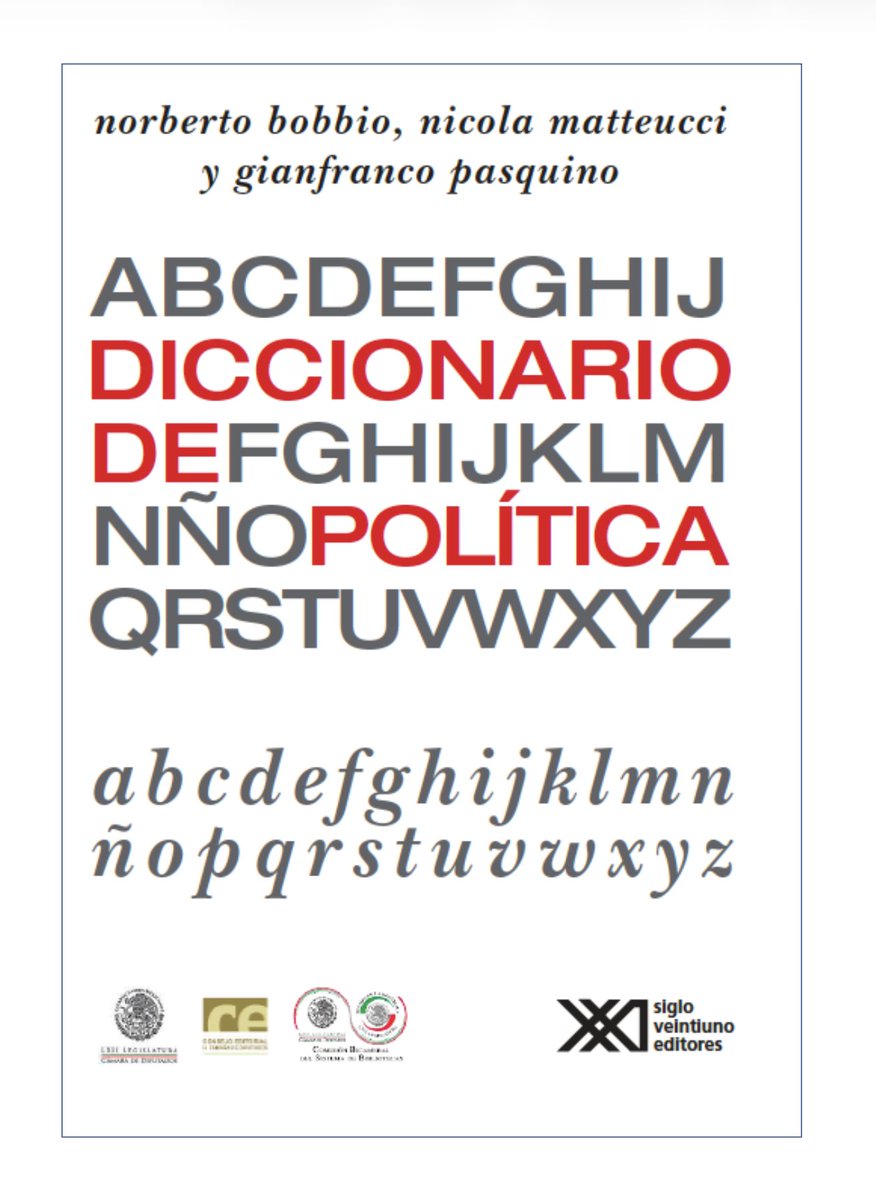 GerardoMunck's tweet image. El mejor diccionario de política

Este trabajo extenso de Bobbio, Matteucci y Pasquino es una fuente indispensable para entender los conceptos que se usan en el estudio y la discusión de la política. Es un verdadero tesoro.

Descarga libre: ia600303.us.archive.org/21/items/fba4b…