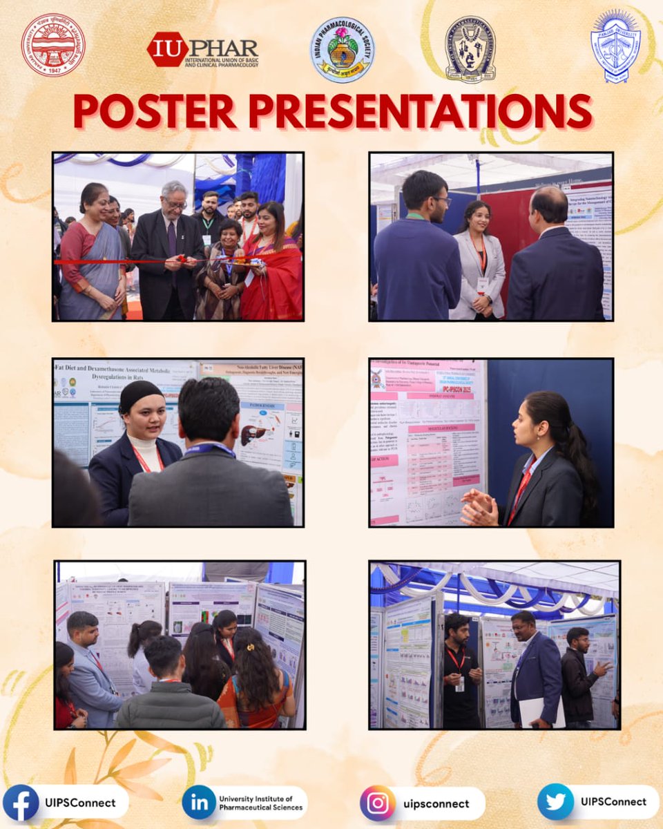 UIPSconnect's tweet image. #panjabuniversity #puchd #uips #conference #ipscon #pharmacology #ips #society #national