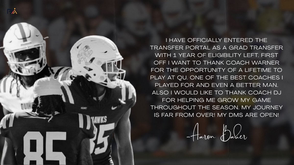 abloadin8's tweet image. I am officially in the transfer portal. Thank you QU!