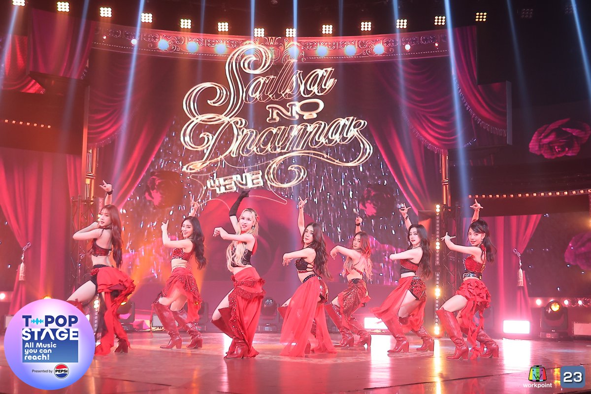 StageTpop's tweet image. T-POP Stage presented by PEPSI 🤟 
เพลง Salsa No Drama 
ศิลปิน 4EVE

All Music you can reach!
#TpopStagepresentedbyPEPSIweek46 / 2025
#TpopStagepresentedbyPEPSI ทุกวันพฤหัสบดี เวลา 21.45 น. ทางช่องเวิร์คพอยท์ 23 #WorkPoint23 #workpoint #TPOP
