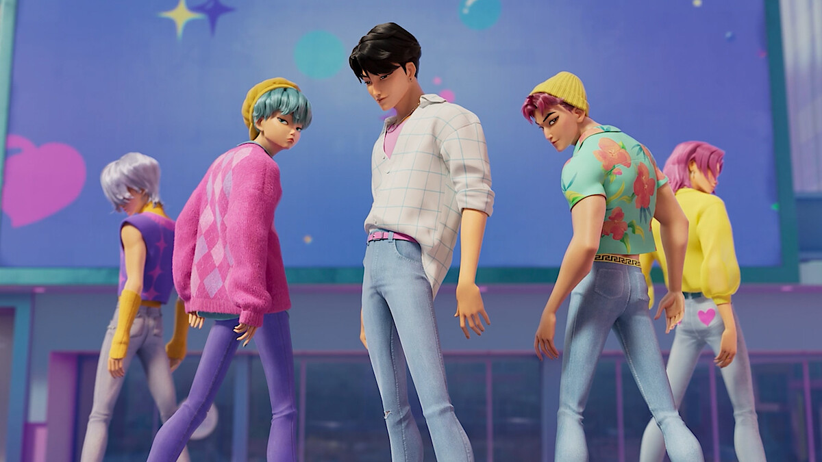 whatonnetflix's tweet image. Netflix has confirmed Saja Boys' performance of Soda Pop is the most rewatched scene of the entire KPOP DEMON HUNTERS movie.

The other most replayed moments: 

2. HUNTR/X X vs. Saja Boys on the variety show
3. Bathhouse battle
4. Golden teaser
5. Rumi defying gravity