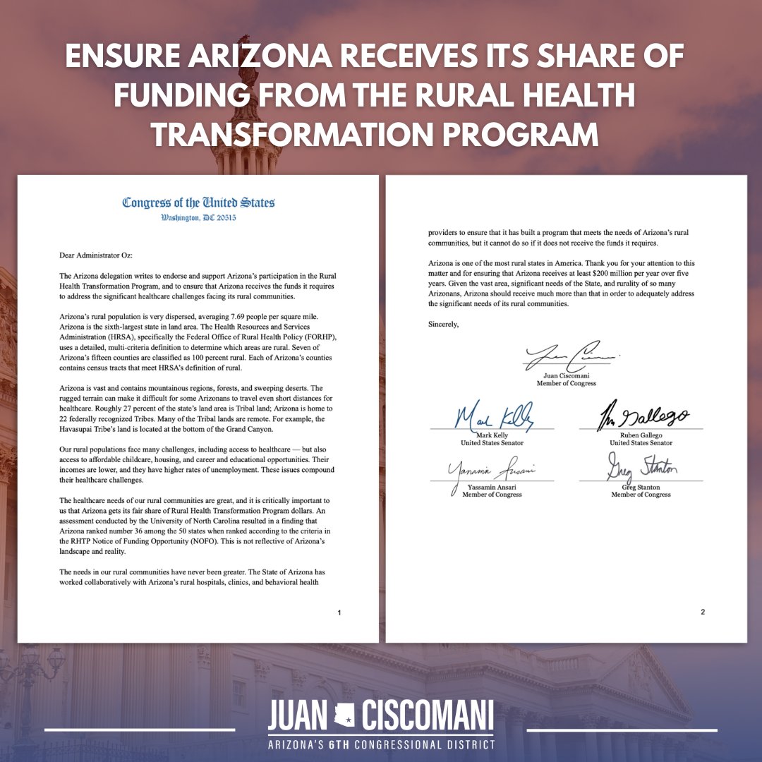 Congressman Juan Ciscomani tweet media