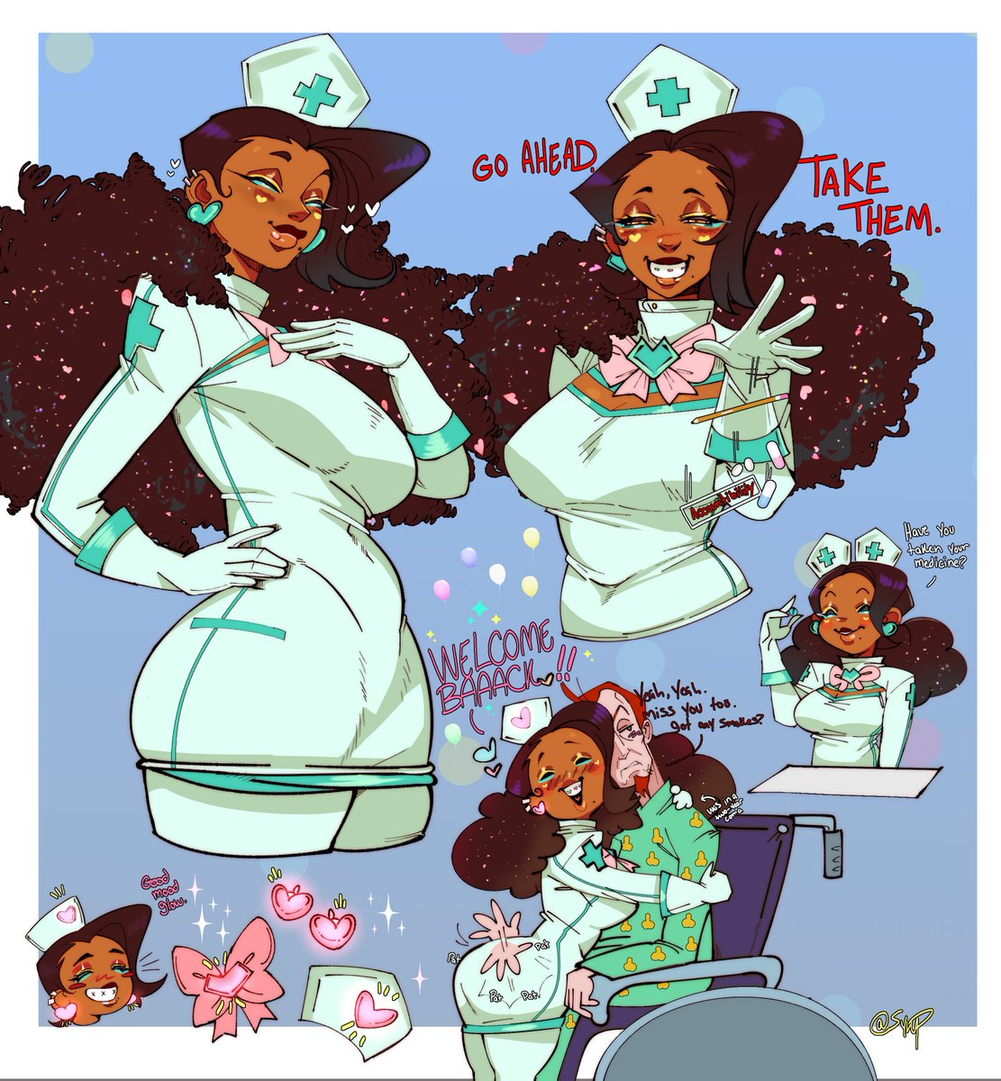 ez_syrup_'s tweet image. Mini remake + doodles of Bae &apos;cause she&apos;s all I got. 
#originalcharacter #oc #ocart